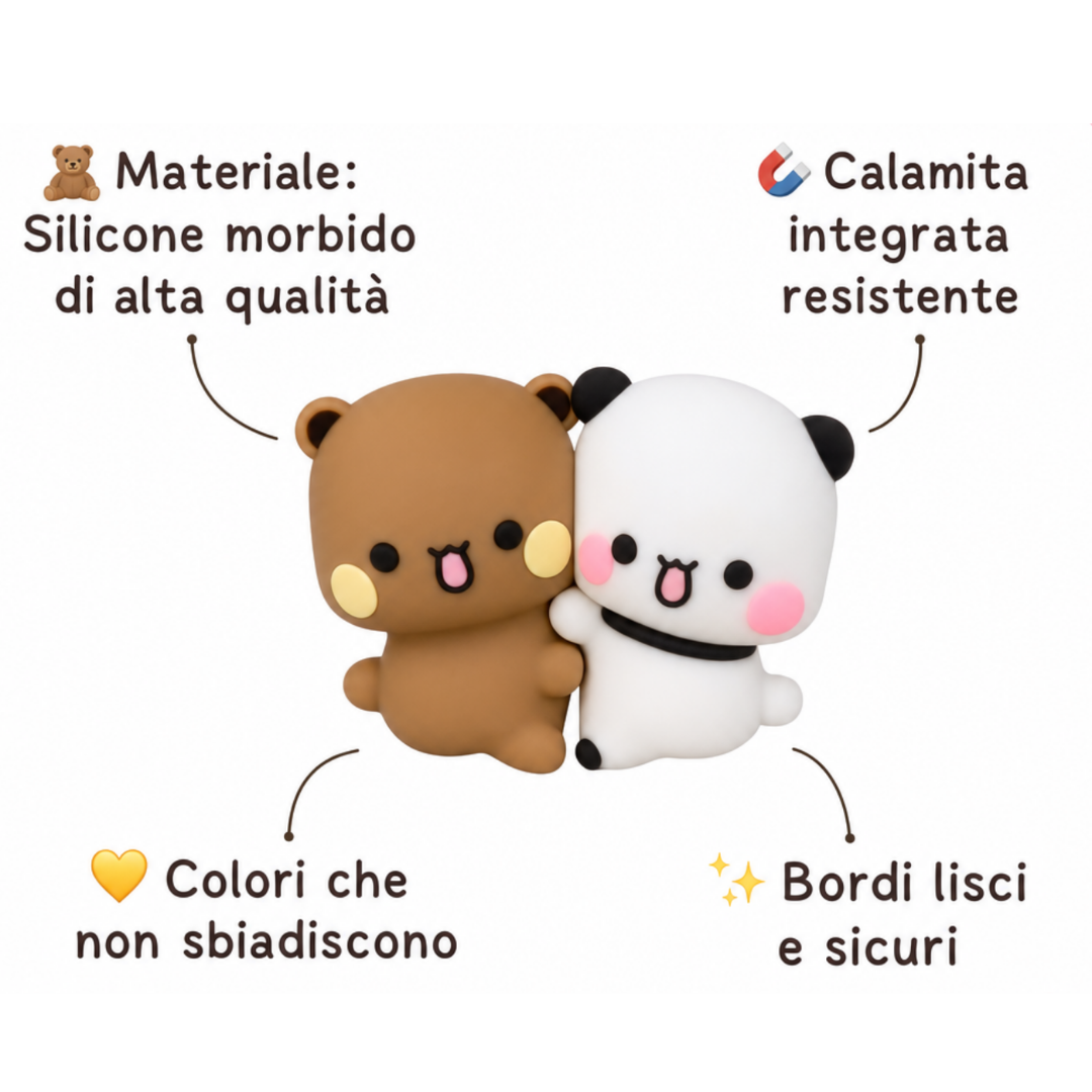 Portachiavi Magnetico Coppia Bubu & Dudu